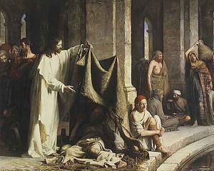 Christ Healing by the Well of Bethesda by Carl Heinrich Bloch