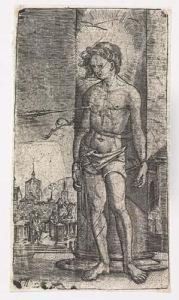 St. Sebastian On The Column<</b> by Albrecht Altdorfer