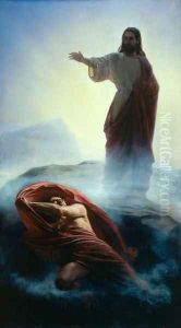 Denying Satan by Carl Heinrich Bloch