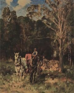 Loading Wood by Mathias (Joseph) Alten