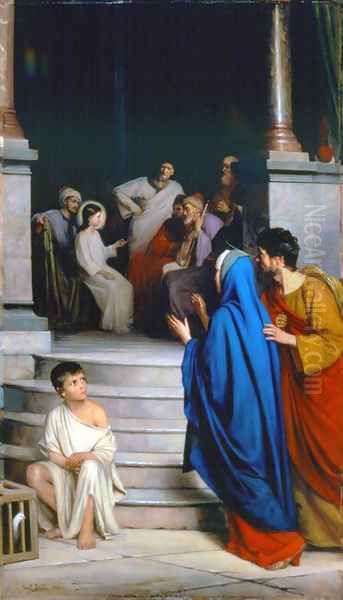 Christ Teaching at the Temple - view 1