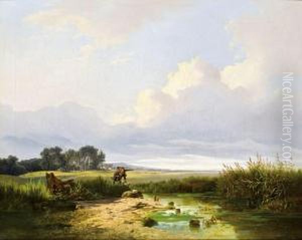 Vizparti Reszlet Vadaszokkal - view 1