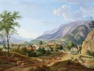 Blick Auf Reichenau An Der Rax by Anton Ii Altmann