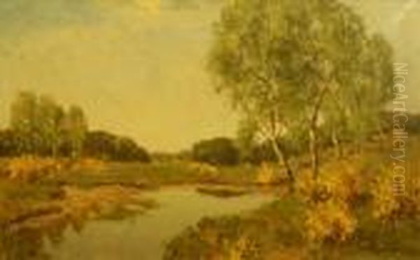 Landschap Met Ven. Gesigneerd - view 1