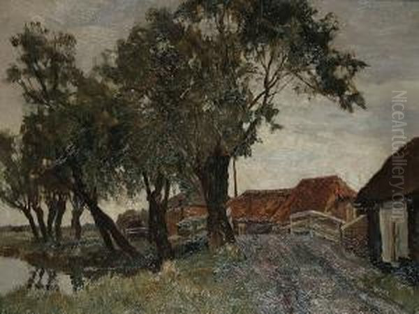A Road By A Farm - view 1