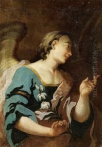 Angelo Dell""""annunciazione by Martino Altomonte