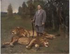 Lions From The Gir Forest, Gujarat by Aby Altson