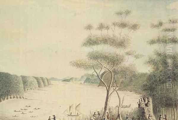 View in Broken Bay, New South Wales, 1788 - view 1