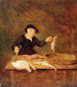 A Fishmonger, c.1667 by Quiringh Gerritsz. van Brekelenkam