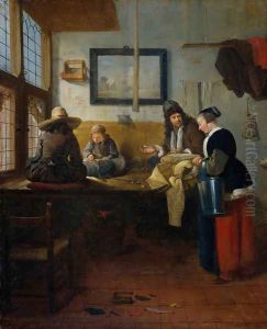The Tailor's Workshop by Quiringh Gerritsz. van Brekelenkam