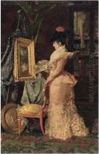 Admirando El Cuadro (admiring The Painting) by Luis Alvarez Catala