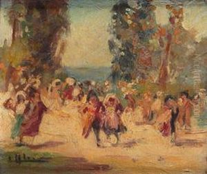 "fiesta De Chisperos". by Emilio Alvarez Diaz