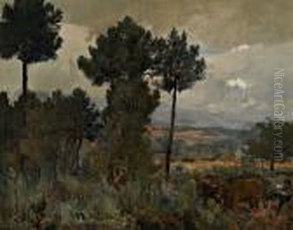 Paisagem Com Minhotos E Junta De Bois - view 1