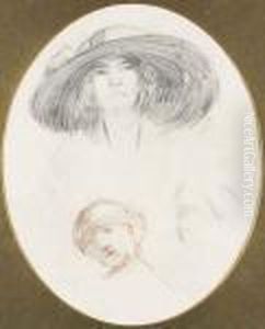 Senhora E Menino by Artur Alves Cardoso