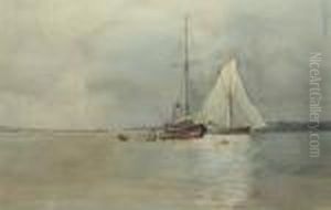 In Port by Theodor Aman