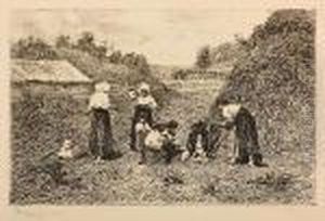 A Rustic Scene by Theodor Aman