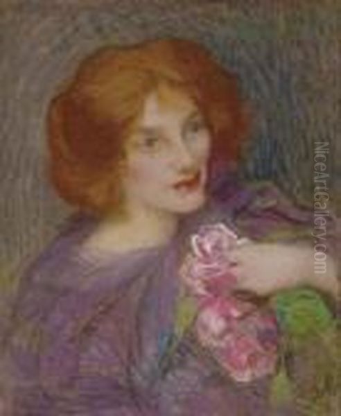 Young Beauty With Flowers - view 1