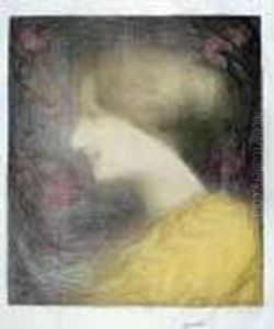Tete De Femme Vers La Gauche