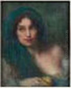 Femme Au Foulard Bleu Et Au Citron Femme Au Foulard Bleu Et Au Citron