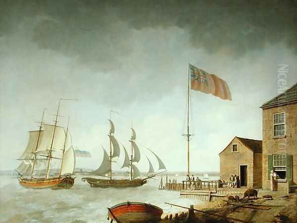 A Baltic Trader off Paull, Hull 1809 - view 1