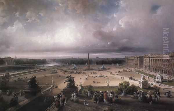Place de la Concorde, Paris 1853 - view 1