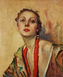 Ritratto Di Donna by Giuseppe Amisani