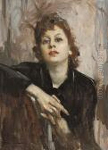 Giovane Donna Seduta - view 1