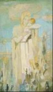 La Madonna Dei Fiori by Giuseppe Amisani