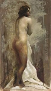 Nudo Femminile - 1900 by Giuseppe Amisani