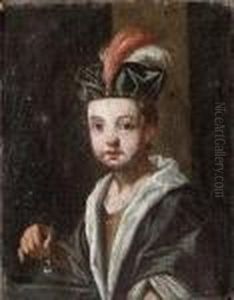 Portrait Eines Kind by Antonio Amorosi