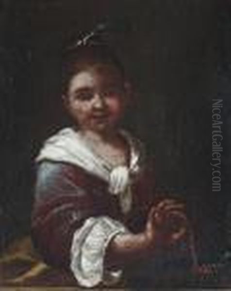 Bambina Con Collana; E Bambina Con Uccellino - view 1