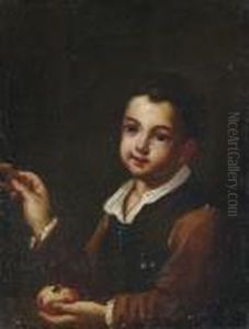 Bambino Con Mela E Ciambella