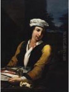 Giovane Ragazzo Con Berretta by Antonio Amorosi