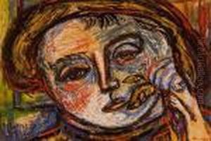 Self - Portrait With A Bough
