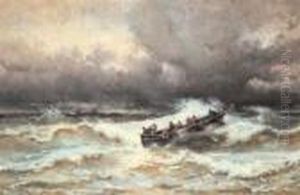 Marina In Tempesta by Eugenio Amus