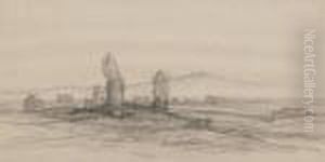 Aqueduct Near Rome by Auguste-Paul-Charles Anastasi