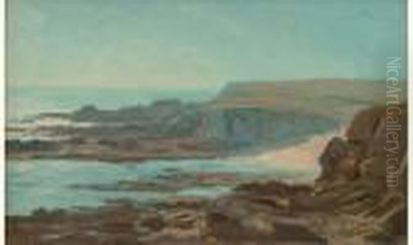 Rochers Et Mer Bleue A Douarnenez, Bretagne - view 1