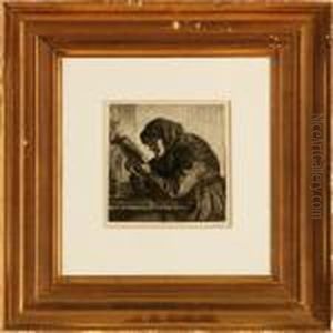 Laesende Kone by Anna Ancher
