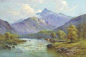 Snowdon from Portmadoc, North Wales