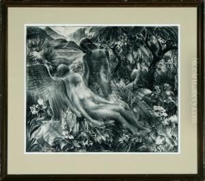 Jungle With Naked Persons by Just Andersen