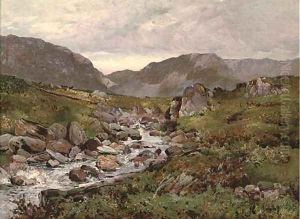 Capel Curig, North Wales 2 by Alfred de Breanski