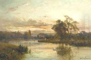 Cookham Reach by Alfred de Breanski