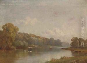 Quarry Wood, Marlow by Alfred de Breanski