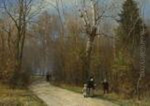 Vorfruhling Im Englischen Garten In Munchen by Anders Anderson-Lundby