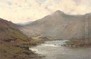 A bend of the Dee by Alfred de Breanski