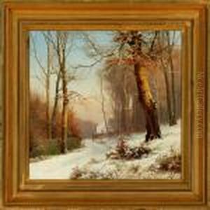 Winter Scenery At A Forest Ranger's Farm Winter Scenery At A Forest Ranger's Farm