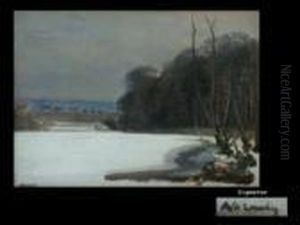 Gefrorener Weiher by Anders Anderson-Lundby