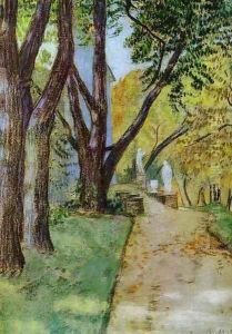 A Walk in the Park, 1904 by Viktor Elpidiforovich Borisov-Musatov