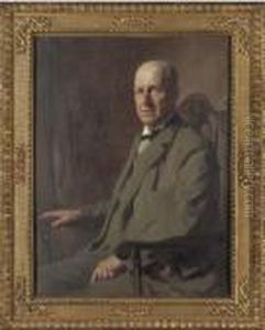 Portrait Of A Gentleman, Seated Three-quarter-length, In A Green Suit Portrait Of A Gentleman, Seated Three-quarter-length, In A Green Suit
