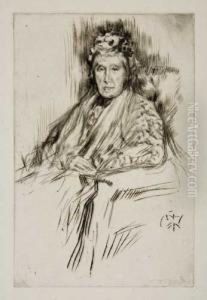 F. R. Leyland's Mother by James Isaac Atkinson Anderson